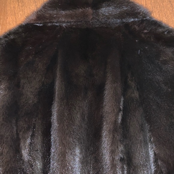 Full pelt, full-length 100% ranch mink coat - Picture 5 of 8